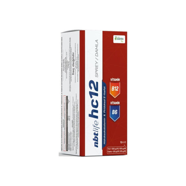 Nbt life hc12 takviye edici gida 10 ml nbt life