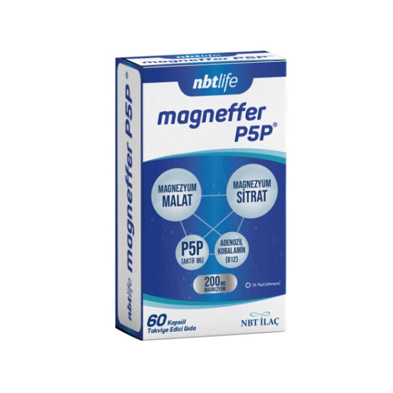 Nbt life magneffer p5p takviye edici gida 60 kapsul nbt life
