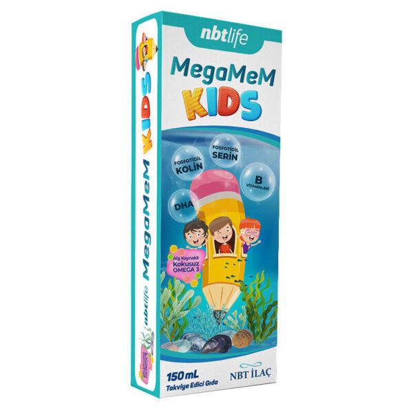Nbt life megamem kids surup 150 ml nbt life