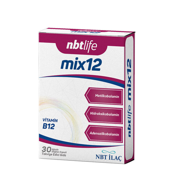 Nbt life mix 12 takviye edici gida 30 kapsul nbt life