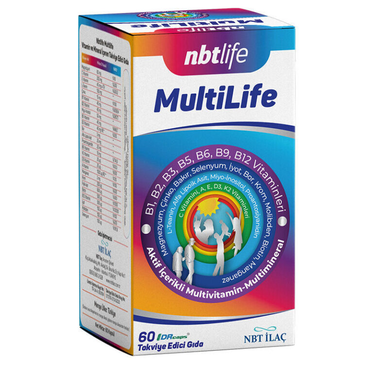 Nbt life multilife takviye edici gida 60 kapsul nbt life