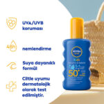 Nivea Çocuk Nemlendirici Güneş Spreyi SPF50 200ml - Görsel 2