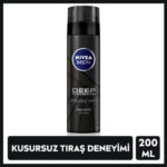 Nivea Men Deep Dimension Pürüzsüz Tıraş Köpüğü 200 ml - Görsel 2