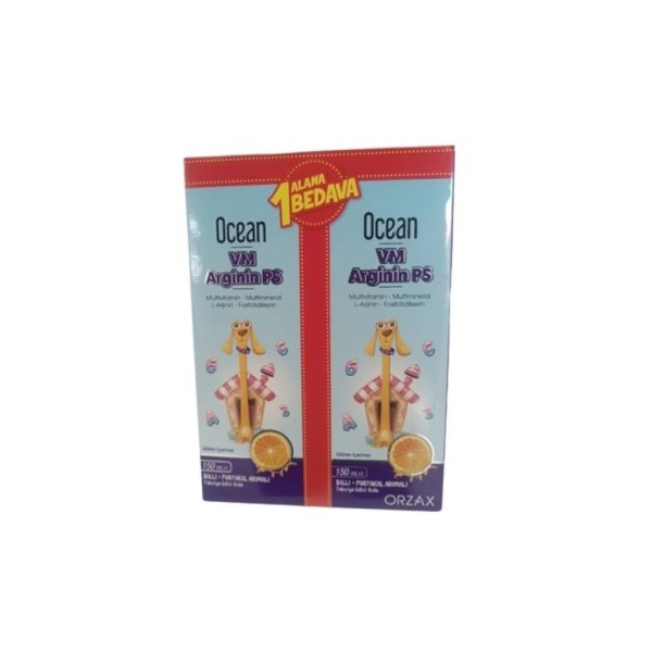 ocean-vm-arginin-ps-balli-portakal-aromali-1-alana-multi-vitaminler-ocean-8680-78-O.jpg Ocean VM Arginin PS Ballı Portakal Aromalı 1 Alana 1 Bedava 2x150ml Takviye Edici Gıda - Görsel 1