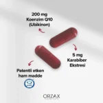 Orzax Ocean Koenzim Q10 200 mg Ubikinon 30 Kapsül