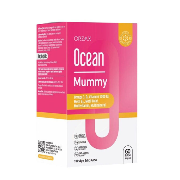 Orzax ocean mummy takviye edici gida 60 kapsul
