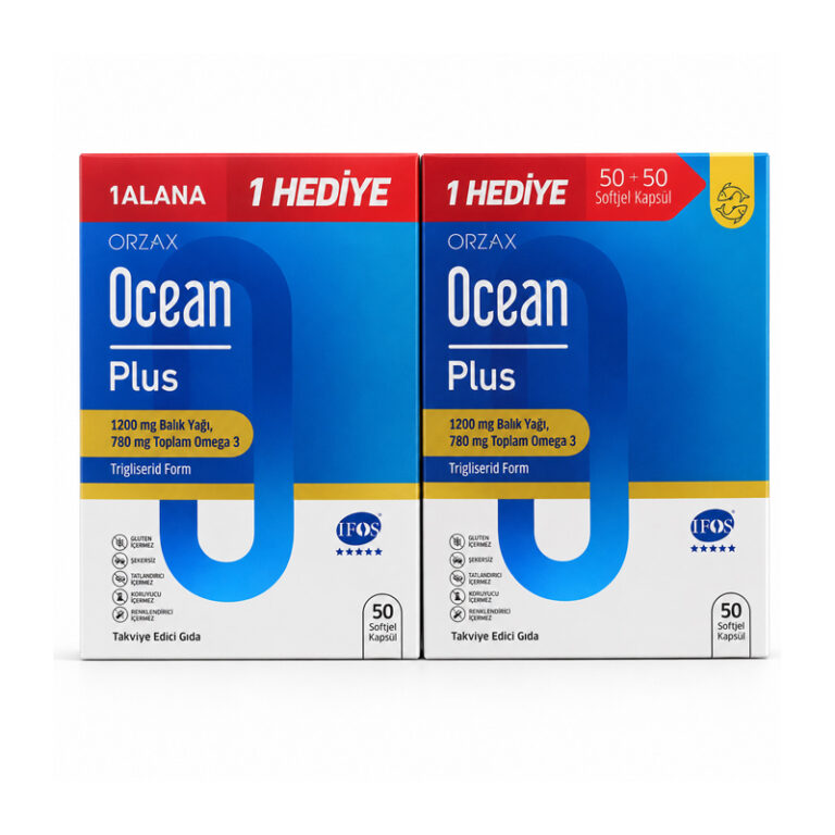 Orzax ocean plus 1 alana 1 bedava 5050 kapsul