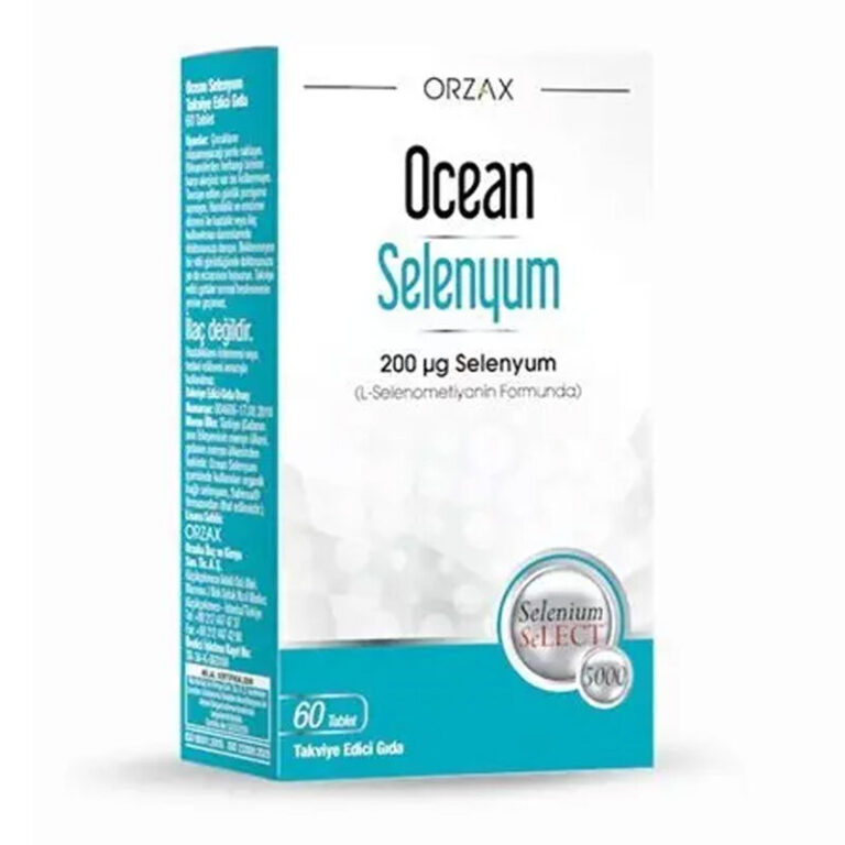 Orzax ocean selenyum takviye edici gida 60 tablet