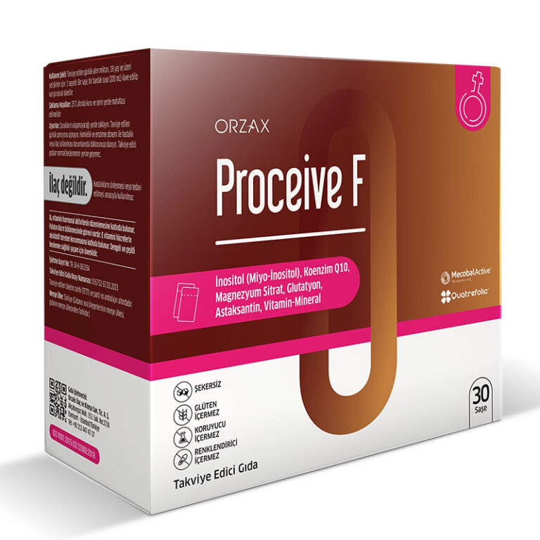 Orzax proceive f takviye edici gida 30 sase