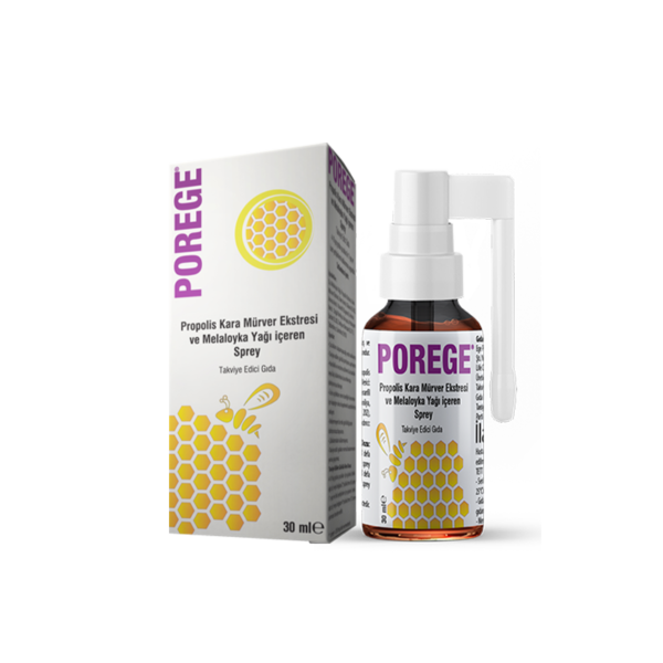 Porege Kara Mürver Sprey Takviye Edici Gıda 30 ml