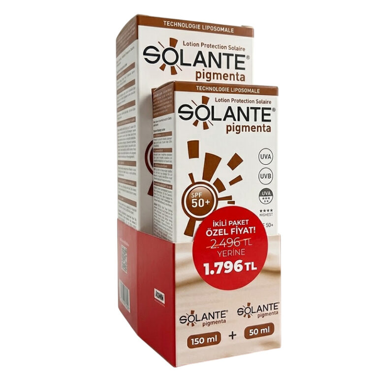 Solante pigmenta sun care lotion ikili paket