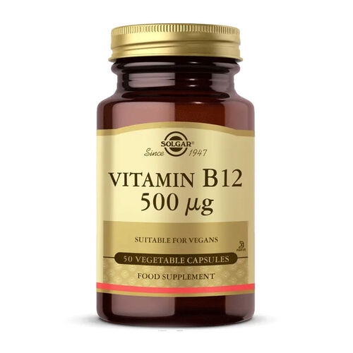Solgar vitamin b12 500 mcg 50 kapsul