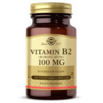 Solgar vitamin b2 riboflavin 100 mg 100 bitkisel kapsul