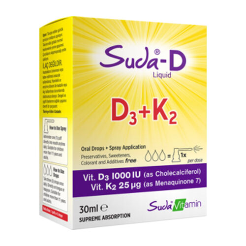 suda-vitamin-suda-d-d3k2-takviye-edici-gida-30-ml-suda-vitamin-152917-67-O.jpg Suda Vitamin Suda-D D3+K2 Takviye Edici Gıda 30 ml - Görsel 1