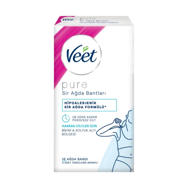 Veet Bikini Bölgesi ve Koltuk Altı 16 Adet Sir Ağda Bantı