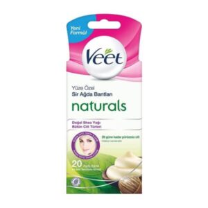 Veet Naturals Yüz İçin Sir Ağda Bantları 20 Adet