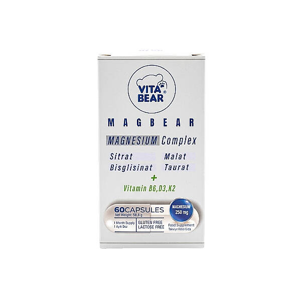 vita-bear-magbear-magnesium-complex-60-kapsul-takv-mineraller-vita-bear-11914-95-O.jpg Vita Bear Magbear Magnesium Complex 60 Kapsül Takviye Edici Gıda - Görsel 1