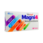 Vitagil Magni4 Magnezyum Vitamin D3 P5P İçeren Takviye Edici Gıda 30 Tablet