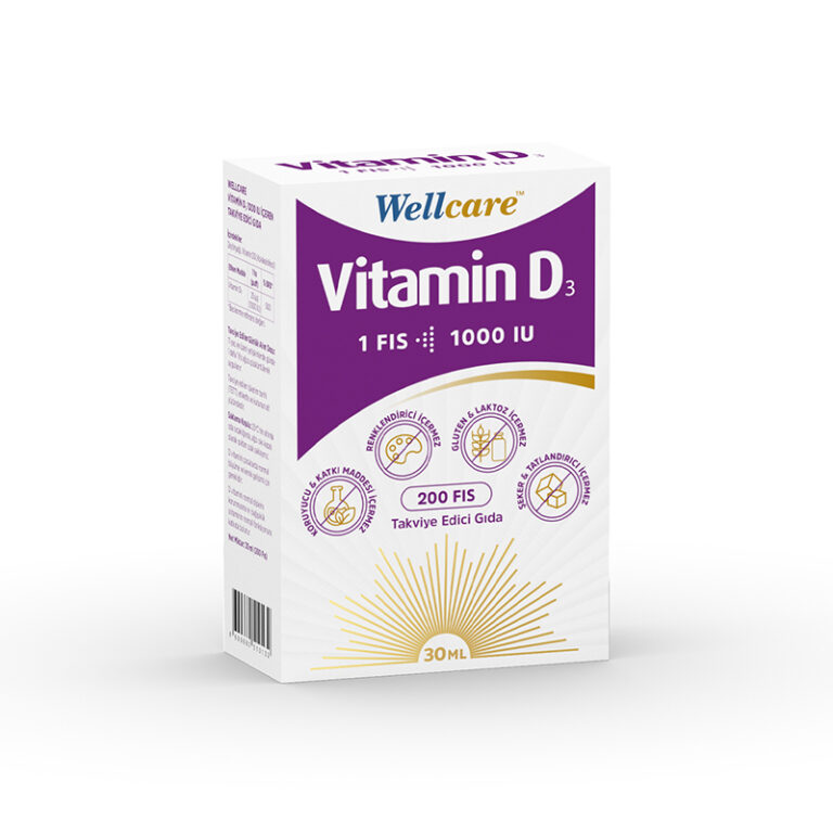 Wellcare vitamin d3 takviye edici gida 30 ml