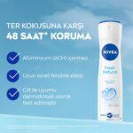 Nivea Fresh Natural Deodorant Sprey 150ml - Görsel 3