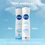 Nivea Fresh Natural Deodorant Sprey 150ml - Görsel 6