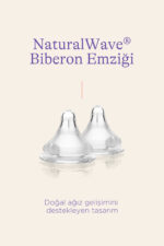 Lansinoh Natural Wave Biberon Emziği Orta Akış 2 Adet - Görsel 6