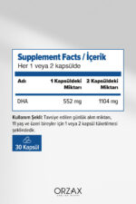 Ocean DHA Takviye Edici Gıda 30 Softgel Kapsül - Görsel 3