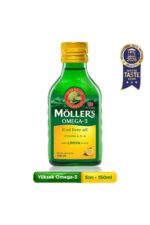 Möller's Omega-3 Cod Liver Oil Doğal Limon Aromalı 150 ml Takviye Edici Gıda - Görsel 2