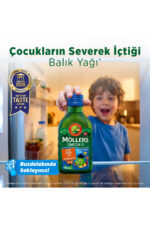 Möller's Omega-3 Cod Liver Oil Doğal Limon Aromalı 150 ml Takviye Edici Gıda - Görsel 4