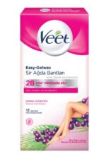 Veet Easy Gelwax Normal Ciltere Özel Bacak ve Vücut Bölgesi Sir Ağda Bandı 12 Adet - Görsel 2
