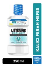 Listerine Cool Mint Alkolsüz Ekstra Hafif Nane Ağız Bakım Suyu 250 ml - Görsel 2