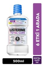 Listerine Total Care Alkolsüz Ekstra Hafif Nane 6 Etki Ağız Bakım Suyu 500 ml - Görsel 2