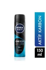 Nivea Men Deep Aktif Karbon Beat Anti-Perspirant Deodorant 150ml - Görsel 3