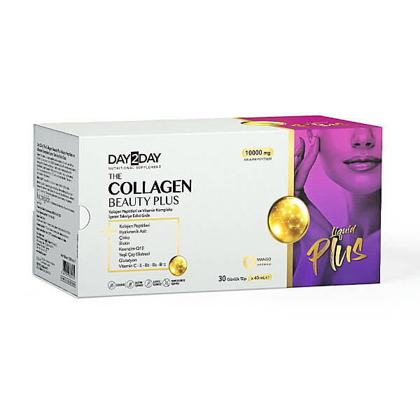 day2day-the-collagen-beauty-plus-10000mg-mango-ar-kolajen-collagen-day2day-12297-98-O.jpg Day2Day The Collagen Beauty Plus 10.000mg Mango Aromalı Takviye Edici Gıda 30 x 40 ml - Görsel 1