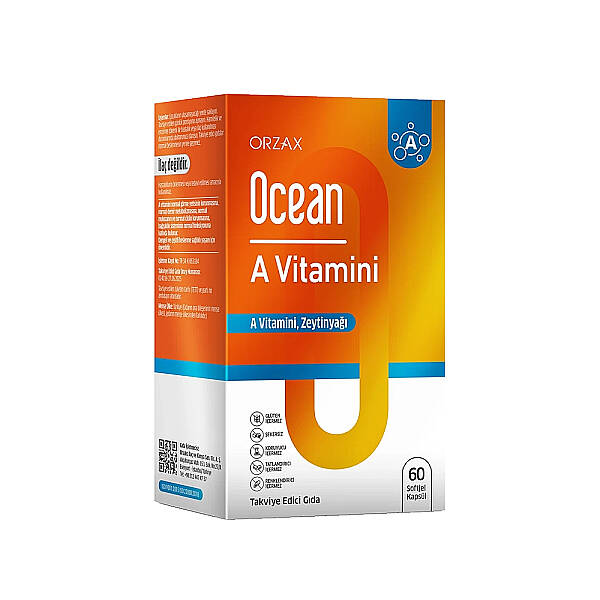 Ocean A Vitamini Takviye Edici Gıda 60 Softjel Kapsül