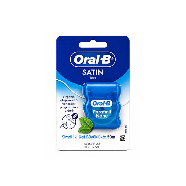 oral-b-satin-parafinli-naneli-dis-ipi-50m-dis-fircalari-oral-b-13010-10-O.jpg Oral-B Satin Parafinli Naneli Diş İpi 50 m - Görsel 1